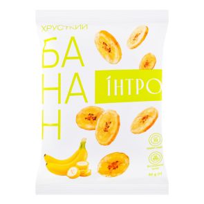 Слайси бананові сушені "ІНТРО", 30 г