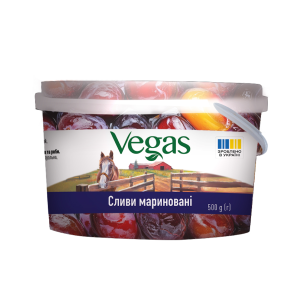 Сливи мариновані "VEGAS", 500 г