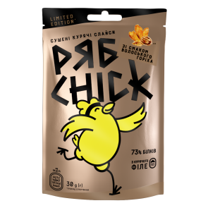 Слайси курячі "РябChick" сушені зі смаком Волоського горіха, 30 г