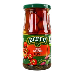 Томати чері "Верес" мариновані, 440 г