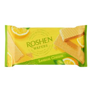 Вафлі "Roshen" Wafers Lemon Cream, 216 г