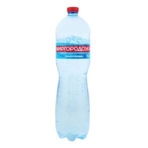 Вода мінеральна "Миргородська", 1,5 л, сильногазована
