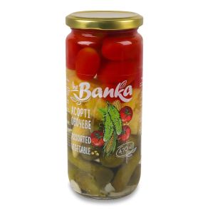 Асорті овочеве "the Banka" Тріо консервоване, 470 г
