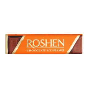 Батончик "Roshen" шоколадний з карамельною начинкою, 40 г