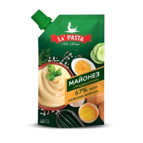 Майонез "La Pasta" Традиційний 67%, 500 г