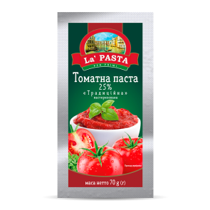 Паста томатна "La pasta" Традиційна 25%, 70 г