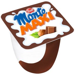 Десерт "Zott" Monte Maxi з шоколадом та лісовими горіхами, 100 г