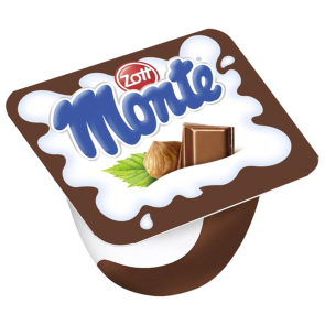 Десерт "Zott" Monte з шоколадом та лісовими горіхами, 55 г