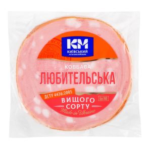 Ковбаса "Київський МК" Любительська варена, вищий ґатунок