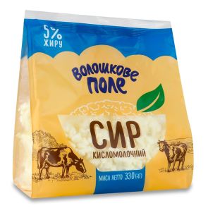 Сир кисломолочний "Волошкове поле" 5%, 330 г