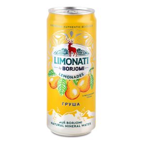 Напій безалкогольний "Borjomi" Limonati Груша, 0,33 л