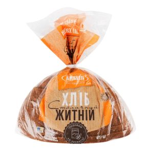 Хліб житній "Київхліб" Столичний половинка, нарізний, 475 г