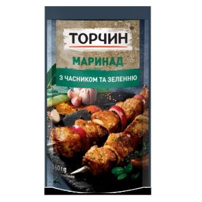 Маринад "Торчин" з часником та зеленню, 175 г