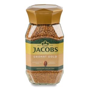 Кава натуральна "Jacobs Cronat Gold" розчинна, 100 г, сублімована