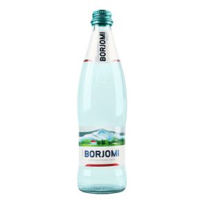 Вода мінеральна "Borjomi", 0,5 л, сильногазована