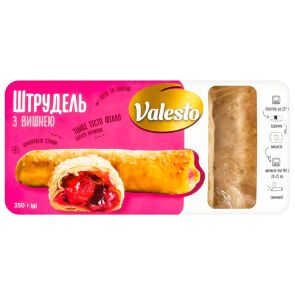Штрудель з вишнею "Valesto" заморожений, 350 г