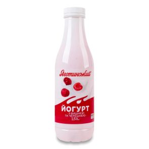 Йогурт питний "Яготинське" Вишня-Черешня 1,5%, 750 г