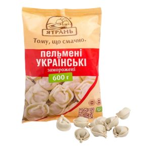Пельмені "Ятрань" Українські заморожені, 600 г