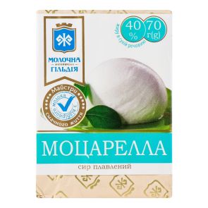 Сир плавлений "Молочна Гільдія" Моцарелла 40%, 70 г