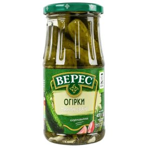 Огірки "Верес" мариновані, 435 г