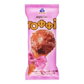 Морозиво "Рудь" Тоффі 6,5%, 70 г