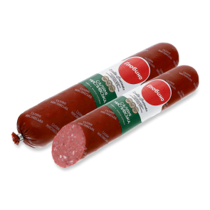 Ковбаса "Глобино" Салямі Мисливська варено-копчена, вищий сорт