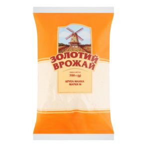 Крупа манна "Золотий врожай", 700 г 
