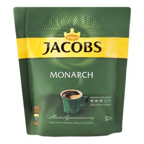 Кава розчинна "Jacobs" Monarch натуральна 30 г, сублімована
