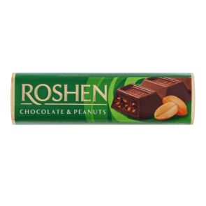 Батончик "Roshen" шоколадний з арахісовою начинкою, 38 г