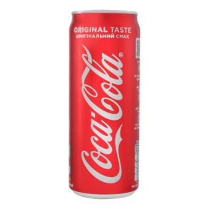 Напій безалкогольний "Coca-Cola", 0,33 л, сильногазований