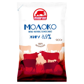Молоко "Житомирський МЗ" 3,2%, 900 г, ультрапастеризоване