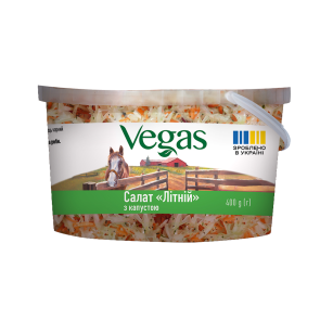 Салат "VEGAS" "Літній" з капустою, 400 г