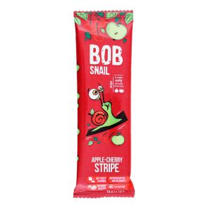 Цукерки натуральні "Bob Snail" яблуко-вишня, 14 г