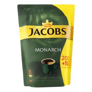 Кава натуральна "Jacobs Monarch" розчинна, 250 г, сублімована