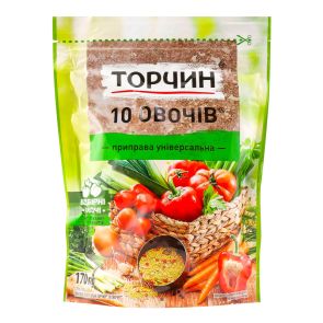 Приправа "Торчин" 10 овочів універсальна, 170 г