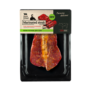 Стейк яловичий маринований "Skott Smeat" охолоджений, ~420 г