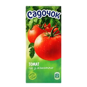 Сік "Садочок" з м'якоттю томатний, 0,95 л