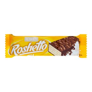 Вафлі "Roshen" Milk Roshetto глазуровані, 34 г