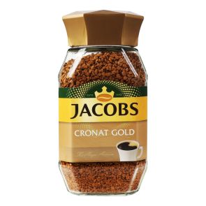 Кава натуральна "Jacobs Cronat Gold" розчинна, 200г, сублімована
