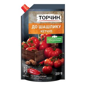 Кетчуп "Торчин" До шашлику, 250 г, пастеризований