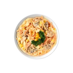 Салат з морквою та курочкою