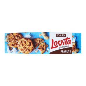 Печиво здобне "Roshen" Lovita Classic Cookies з арахісом, 150 г