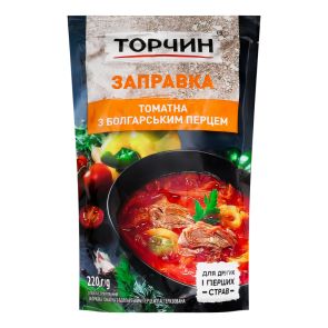 Заправка "Торчин" томатна з болгарським перцем, 220 г