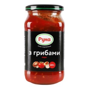 Соус "Руна" з грибами", 485 г