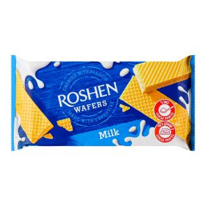 Вафлі "Roshen" Wafers молоко, 216 г