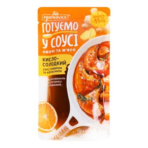 Соус кисло-солодкий "Pripravka" з імбирем й апельсином, 140 г