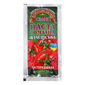 Паста томатна "Королівський смак" Власівська, 70 г