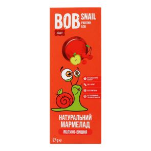 Мармелад натуральний "Bob Snail" Яблуко-вишня, 27 г