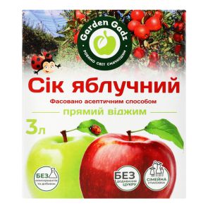 Сік "Gadz" зі смаком яблука, 3 л