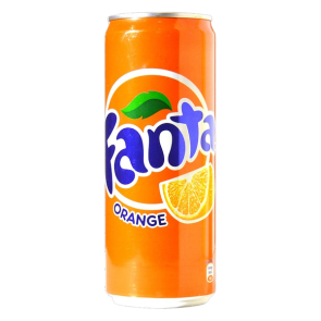 Напій безалкогольний "Fanta" з апельсиновим соком,  0,33 л